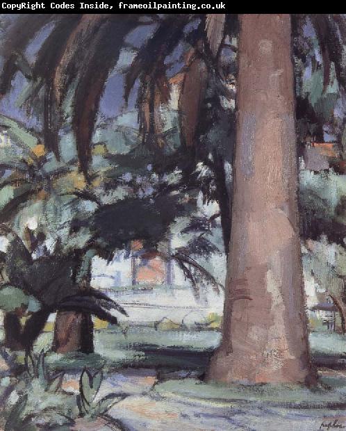 Samuel John Peploe Palm Trees,Antibes